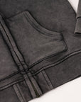 Garment Dyed Zip Hoodie