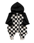 Hooded Fleece Romper in Venice (PREORDER)