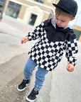 CHECKERED • HALF-ZIP • WINDBREAKER