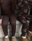 Moto | Brown Bamboo Two-Piece