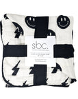 Bowie x Smiley Organic Muslin Quilt