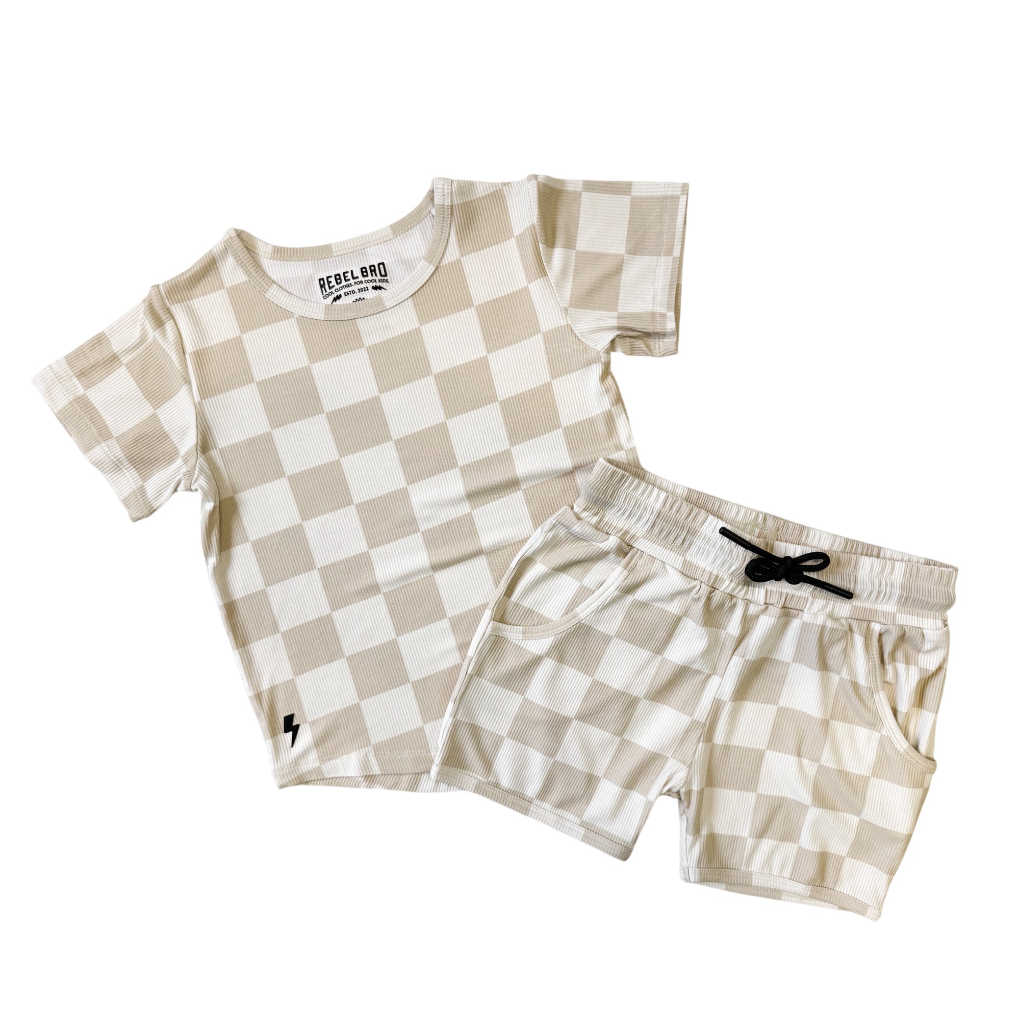 Biker Two Piece Set in Callen