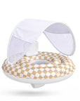 Ali+Oli Baby Swim Seat with Sun Canopy (Tan Checkers)