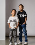 Varsity 8th Birthday Elevated Tee - Black