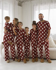 Men's Short Sleeve Pajamas | Vintage Santa