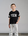 Varsity 10th Birthday Elevated Tee - Black