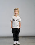 5th Birthday Elevated Tee - White