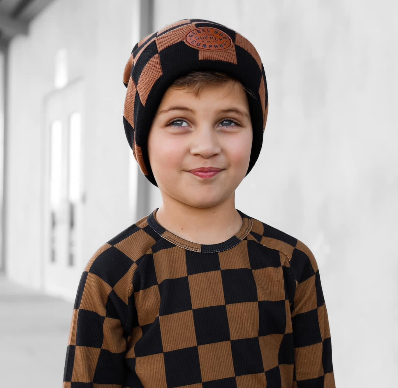 Beanie in Smoke + Spice (PREORDER)