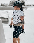 Biker Two Piece Set in Bowie