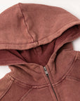 Garment Dyed Zip Hoodie