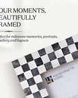 Picture Frames Checked Bone Inlay Collection, 4x6, 5x7