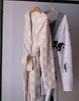 Adult Robe | Cream Checkerboard