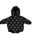 Hooded Bubble Romper | Electric Smiley