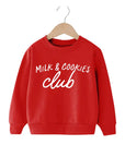 Milk + Cookies Club Kids Pullover