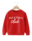 Milk + Cookies Club Kids Pullover