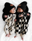 Hooded Fleece Romper in Venice (PREORDER)