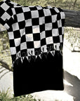 Checker Flame Beach Towel