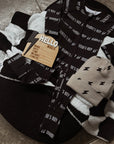 Mama’s Boy | Black Bamboo Romper