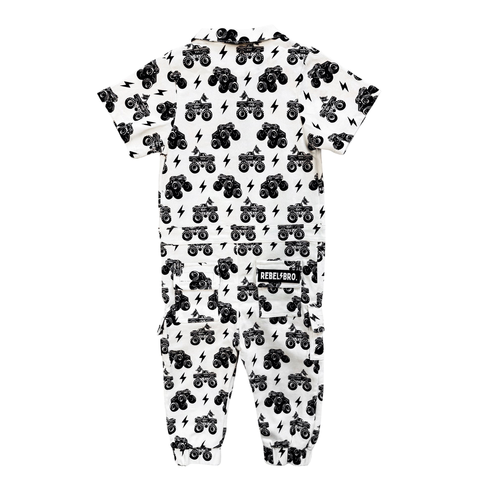 Pit Crew Romper in WWXRB Monster Truck AXEL