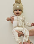 Bamboo Zip Pajamas | Ellis Plaid