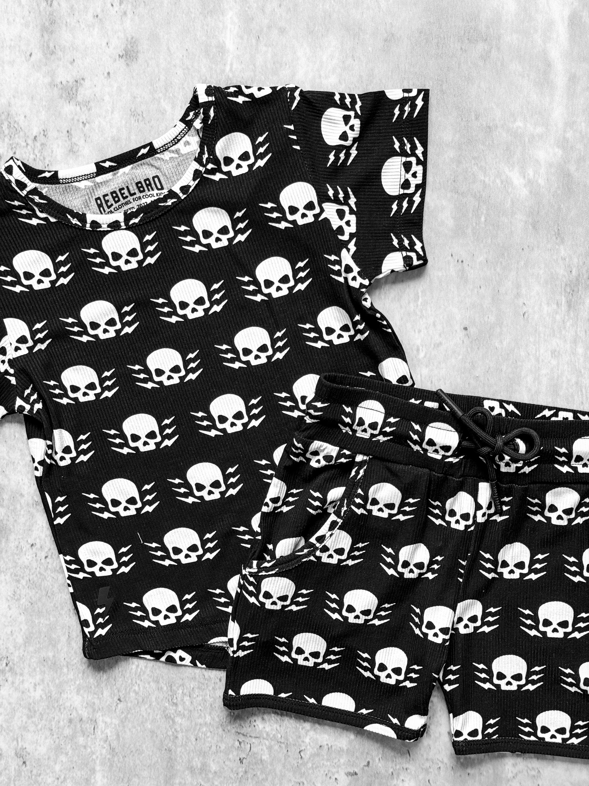 Biker Two Piece Set in Thunderstruck