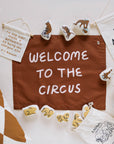 welcome to the circus banner