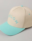 MOTHER Upside Down Lettering Embroidery Cap: Black / ONE SIZE