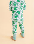 Bamboo Zip Romper | Lucky Shamrock