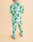 Bamboo Zip Romper | Lucky Shamrock