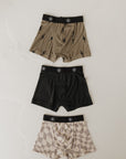 Bamboo Boxers (3 Pack) | Smokey Wave & Lightning Bolt
