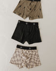 Bamboo Boxers (3 Pack) | Smokey Wave & Lightning Bolt