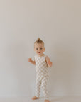 Harem Bamboo Romper | Checkerboard