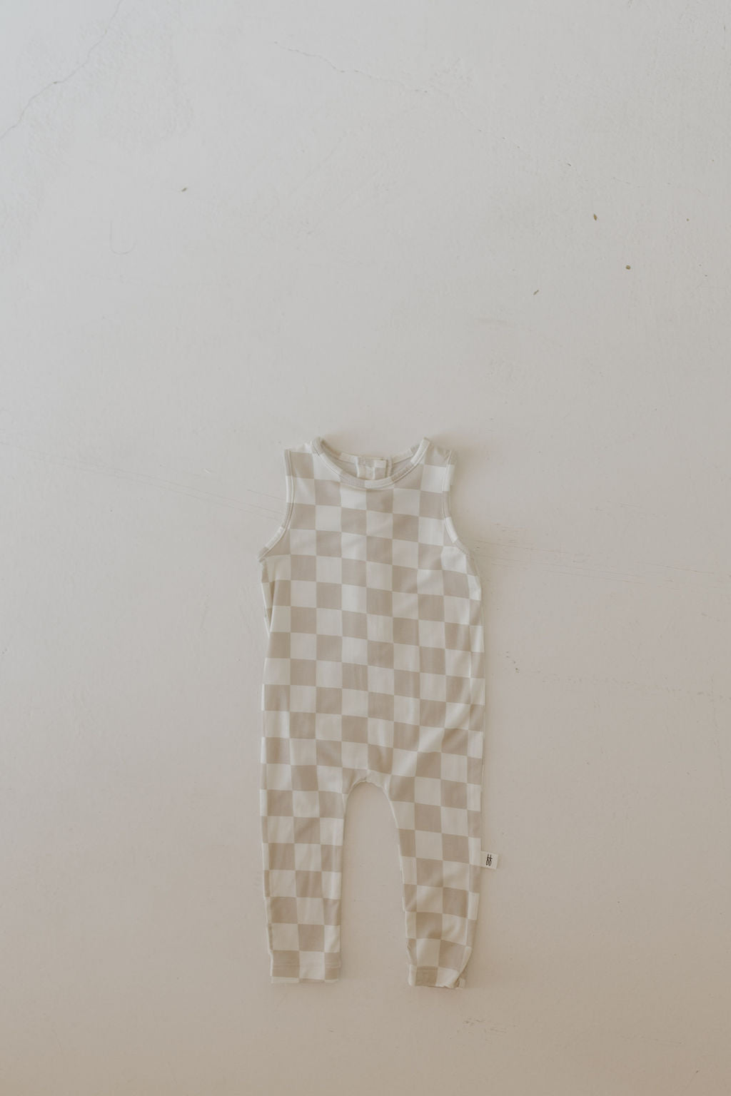 Harem Bamboo Romper | Checkerboard