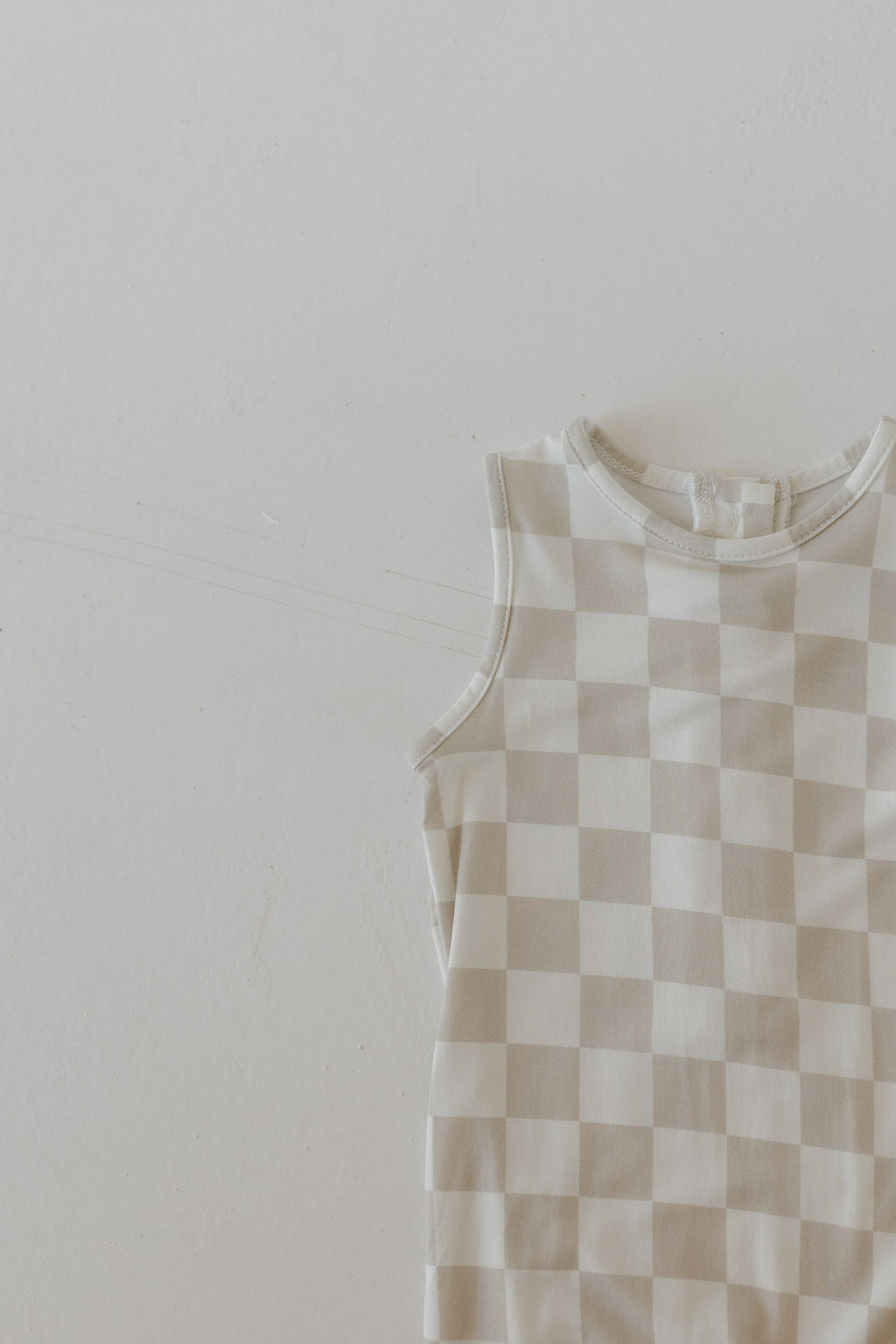 Harem Bamboo Romper | Checkerboard