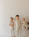 Harem Bamboo Romper | Checkerboard