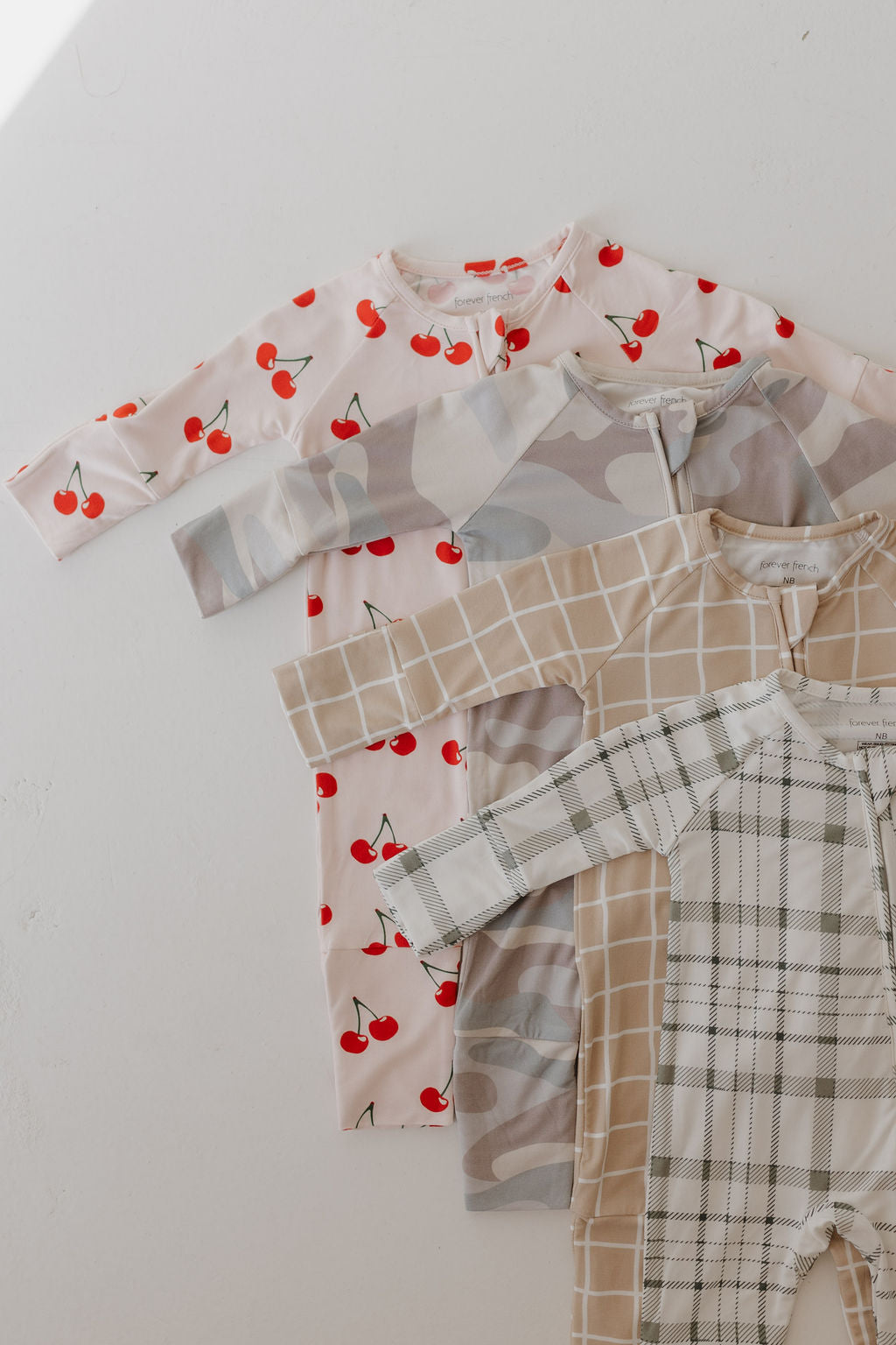 Bamboo Zip Pajamas | Grid