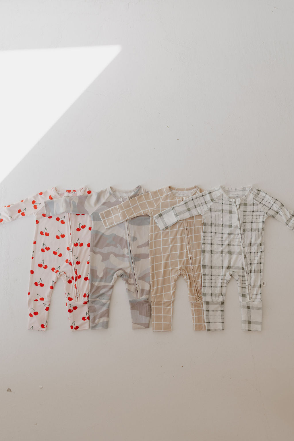 Bamboo Zip Pajamas | Grid