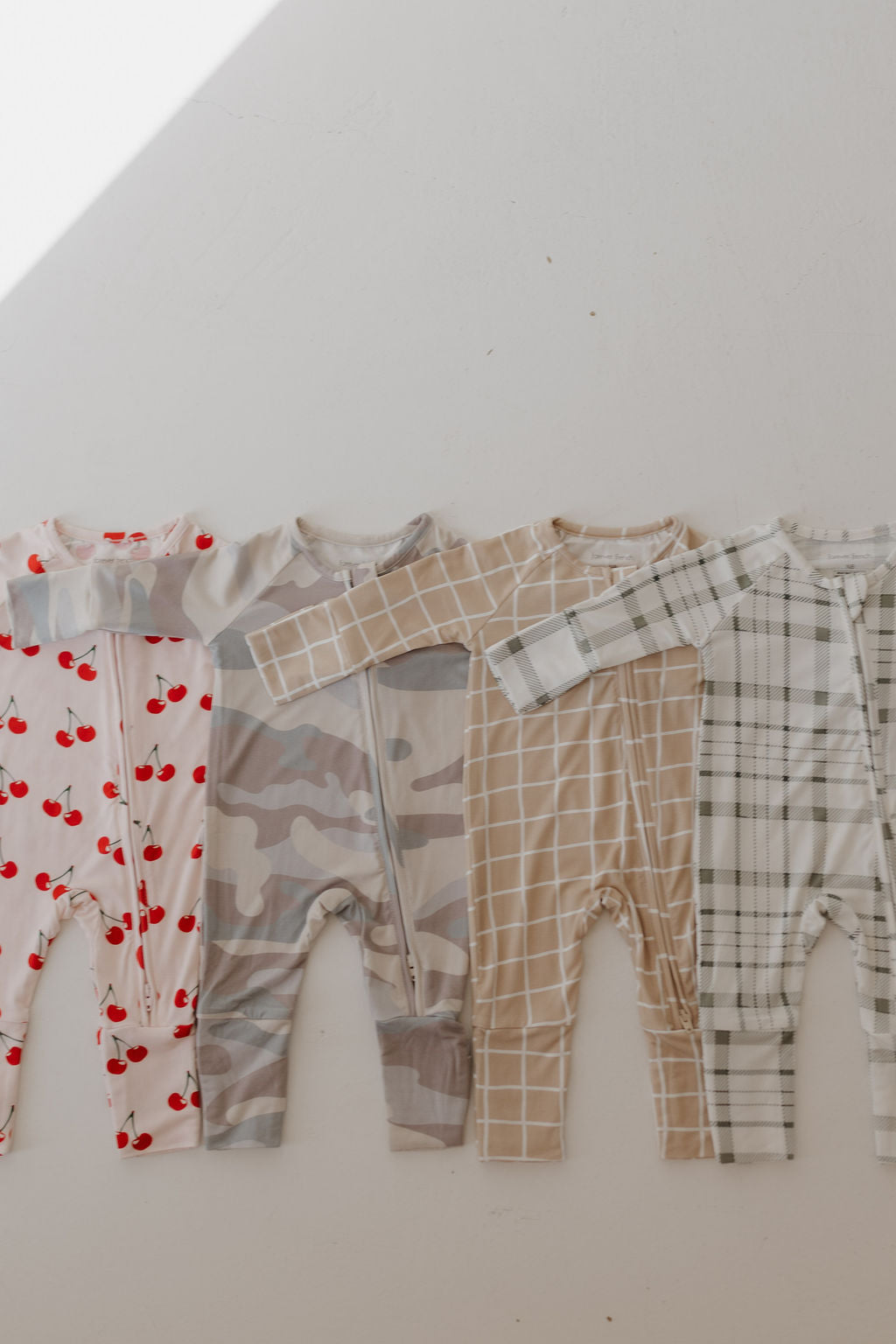 Bamboo Zip Pajamas | Grid