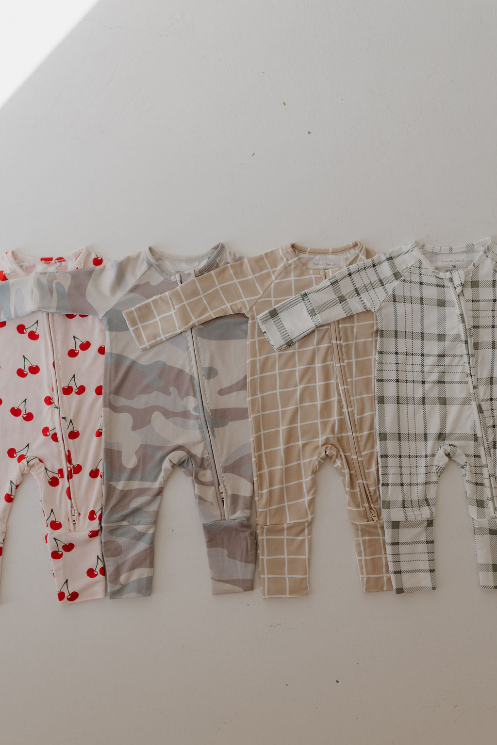 Bamboo Zip Pajamas | Grid