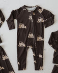 Bamboo Zip Pajamas | Bulldozer