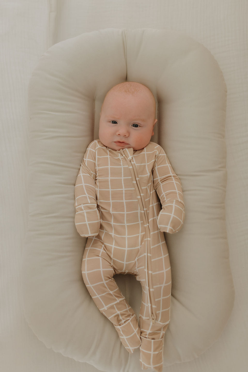 Bamboo Zip Pajamas | Grid