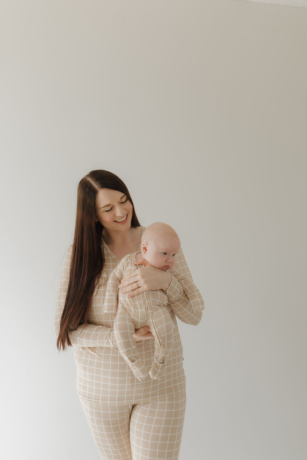 Bamboo Zip Pajamas | Grid