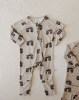 Bamboo Zip Pajamas | Monster Truck