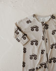 Bamboo Zip Pajamas | Monster Truck