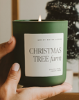 Christmas Tree Farm 15 oz Matte Soy Candle- Home Decor