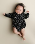 Hooded Bubble Romper | Electric Smiley