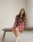 Women's Bamboo Sleeping Dress | Vintage Santa