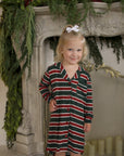 Bamboo Sleeping Dress | Holiday Stripe