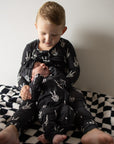 Bamboo Two Piece Pajamas | Midnight Skelly