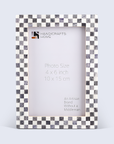 Checkered Bone Inlay Picture Frame 4x6 5x7 8x10 Home Decor